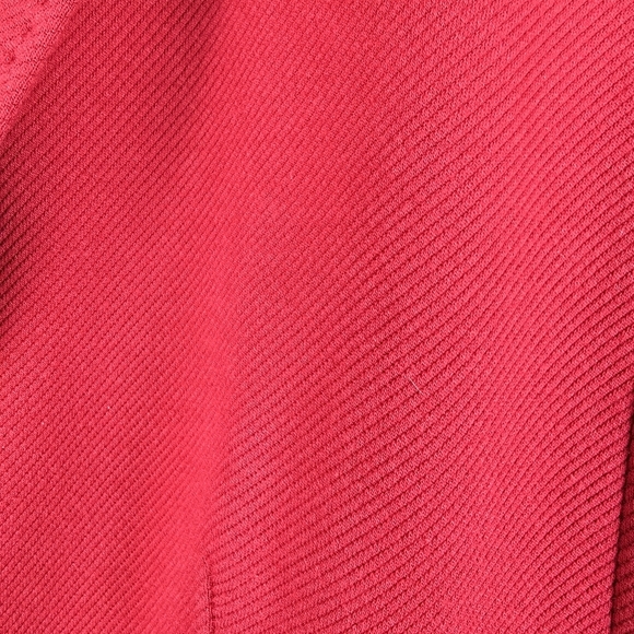 Talbots Women's Aberdeen Red Cotton Blend Blazer 2 Button Closure Size 10 Office - Picture 8 of 14